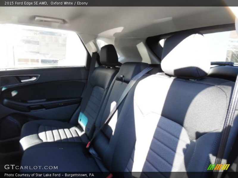 Oxford White / Ebony 2015 Ford Edge SE AWD