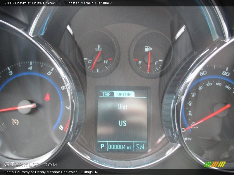 Tungsten Metallic / Jet Black 2016 Chevrolet Cruze Limited LT