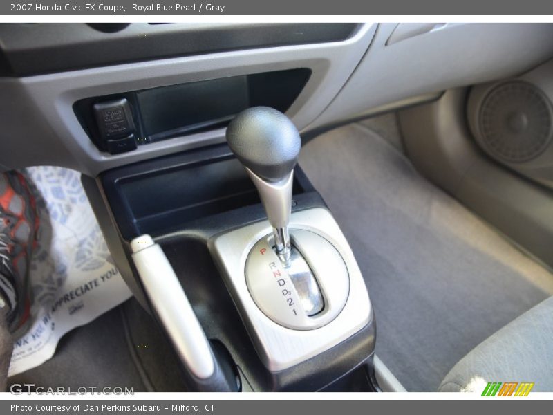 Royal Blue Pearl / Gray 2007 Honda Civic EX Coupe