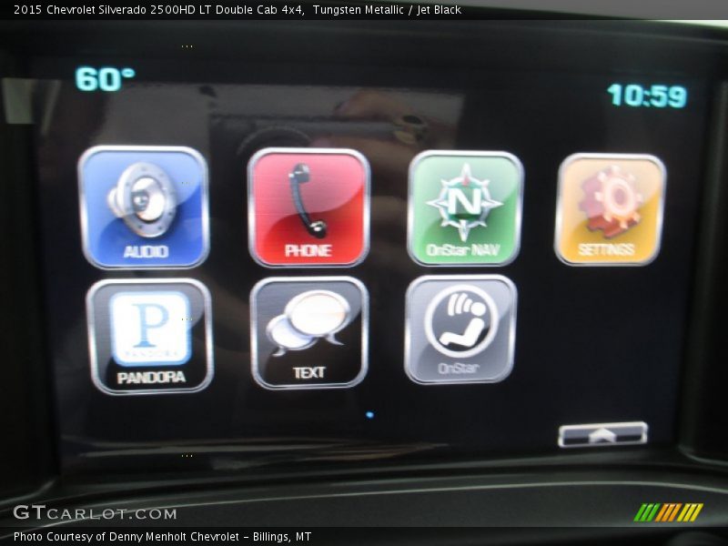 Tungsten Metallic / Jet Black 2015 Chevrolet Silverado 2500HD LT Double Cab 4x4