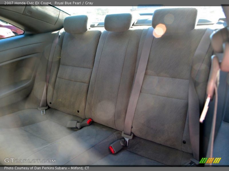 Royal Blue Pearl / Gray 2007 Honda Civic EX Coupe