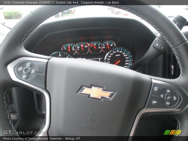 Tungsten Metallic / Jet Black 2015 Chevrolet Silverado 2500HD LT Double Cab 4x4