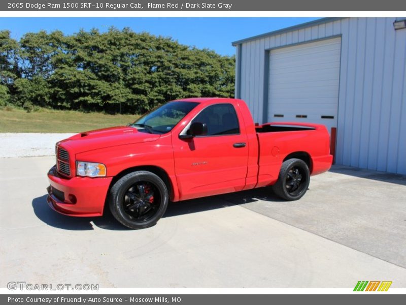 Flame Red / Dark Slate Gray 2005 Dodge Ram 1500 SRT-10 Regular Cab