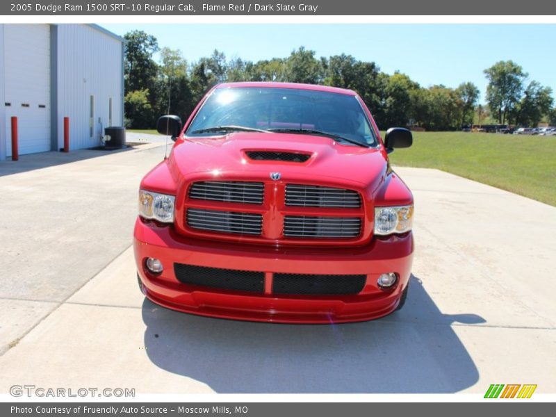 Flame Red / Dark Slate Gray 2005 Dodge Ram 1500 SRT-10 Regular Cab
