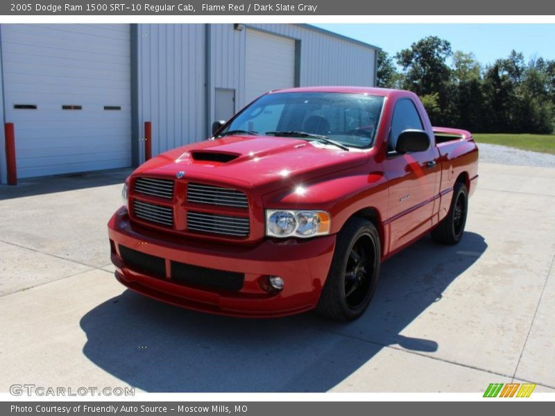 Flame Red / Dark Slate Gray 2005 Dodge Ram 1500 SRT-10 Regular Cab