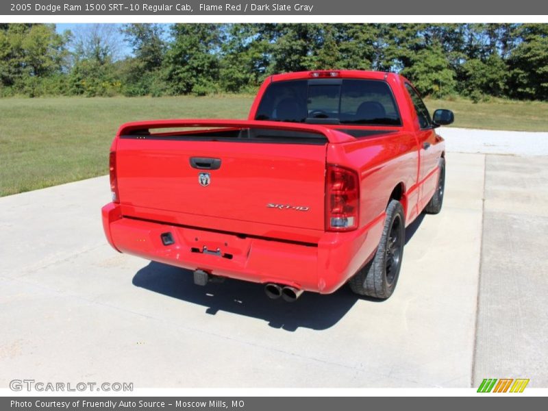 Flame Red / Dark Slate Gray 2005 Dodge Ram 1500 SRT-10 Regular Cab