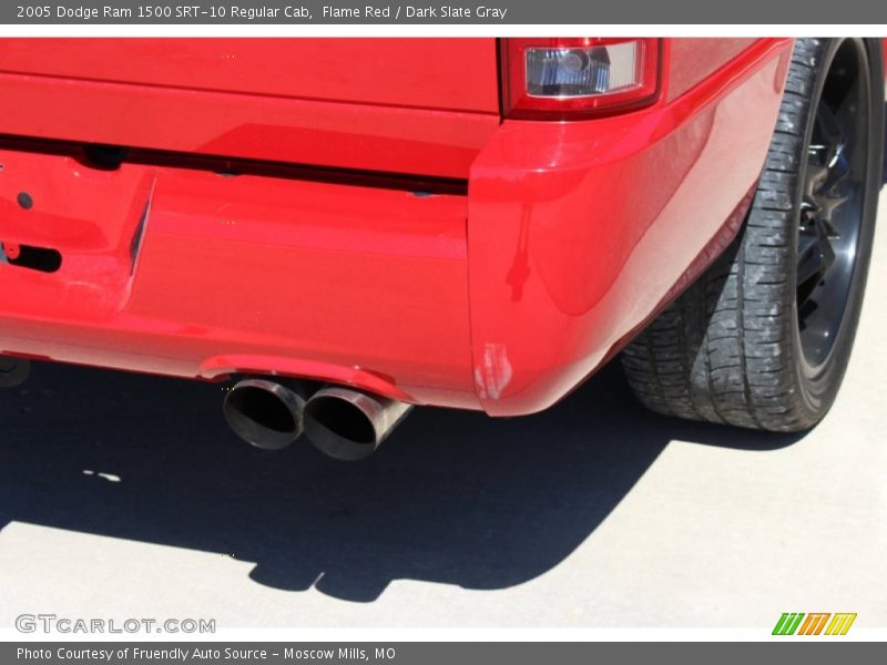 Flame Red / Dark Slate Gray 2005 Dodge Ram 1500 SRT-10 Regular Cab