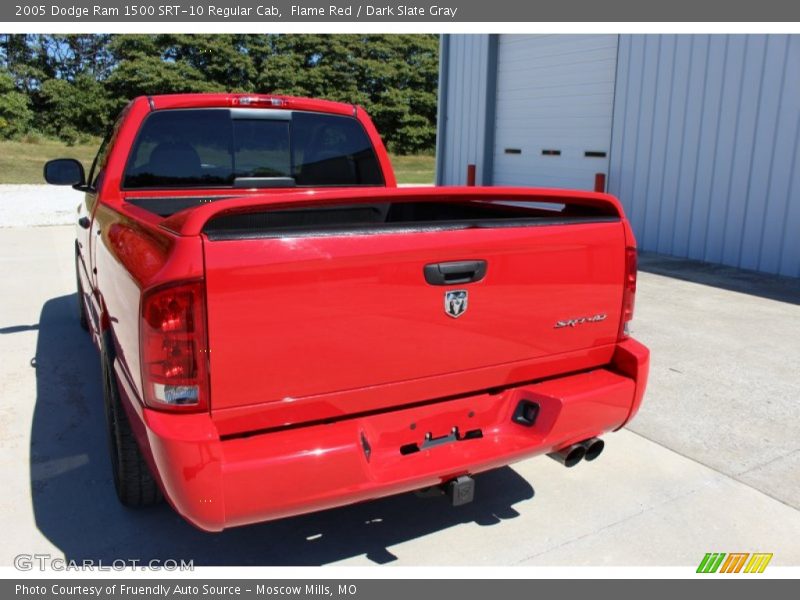 Flame Red / Dark Slate Gray 2005 Dodge Ram 1500 SRT-10 Regular Cab