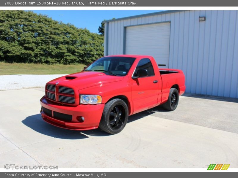 Flame Red / Dark Slate Gray 2005 Dodge Ram 1500 SRT-10 Regular Cab