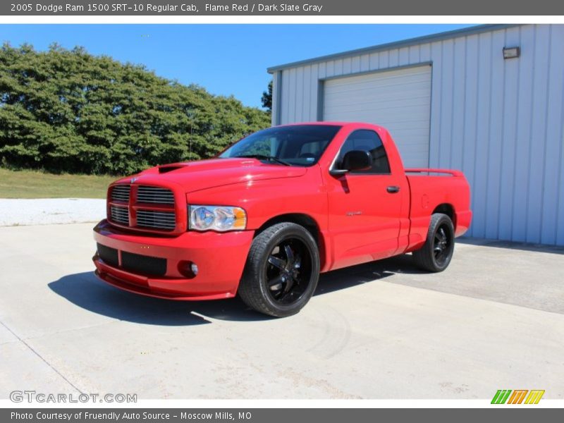 Flame Red / Dark Slate Gray 2005 Dodge Ram 1500 SRT-10 Regular Cab