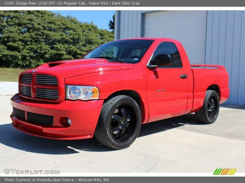 Front 3/4 View of 2005 Ram 1500 SRT-10 Regular Cab