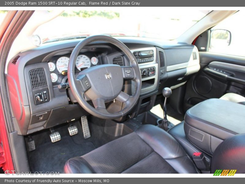Dark Slate Gray Interior - 2005 Ram 1500 SRT-10 Regular Cab 