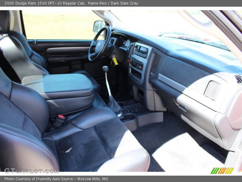 Flame Red / Dark Slate Gray 2005 Dodge Ram 1500 SRT-10 Regular Cab