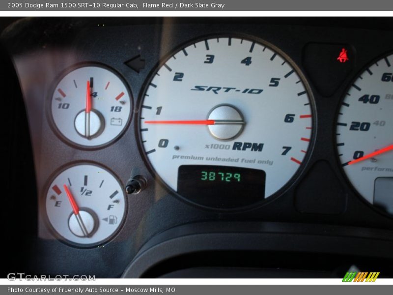 Flame Red / Dark Slate Gray 2005 Dodge Ram 1500 SRT-10 Regular Cab
