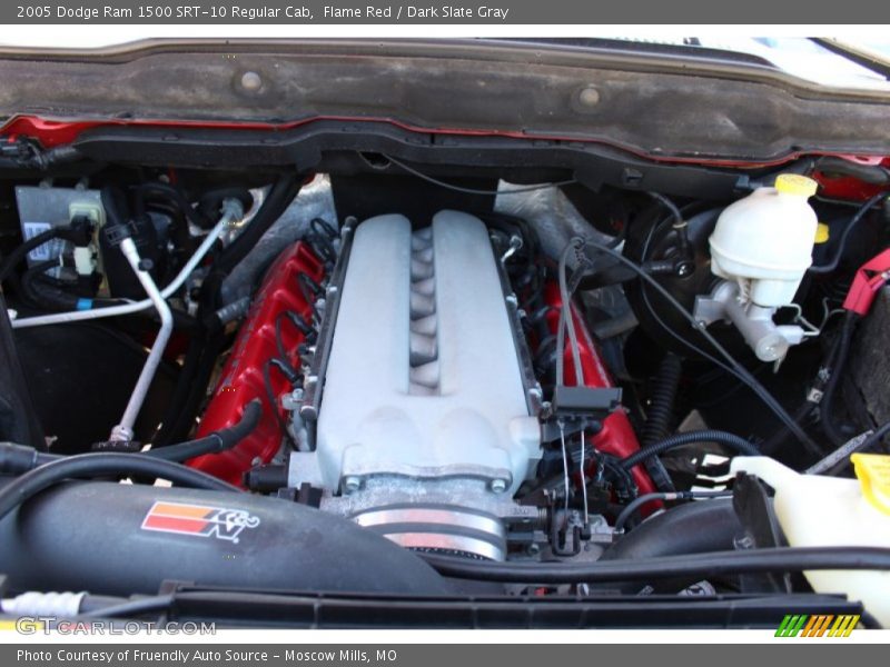 Flame Red / Dark Slate Gray 2005 Dodge Ram 1500 SRT-10 Regular Cab
