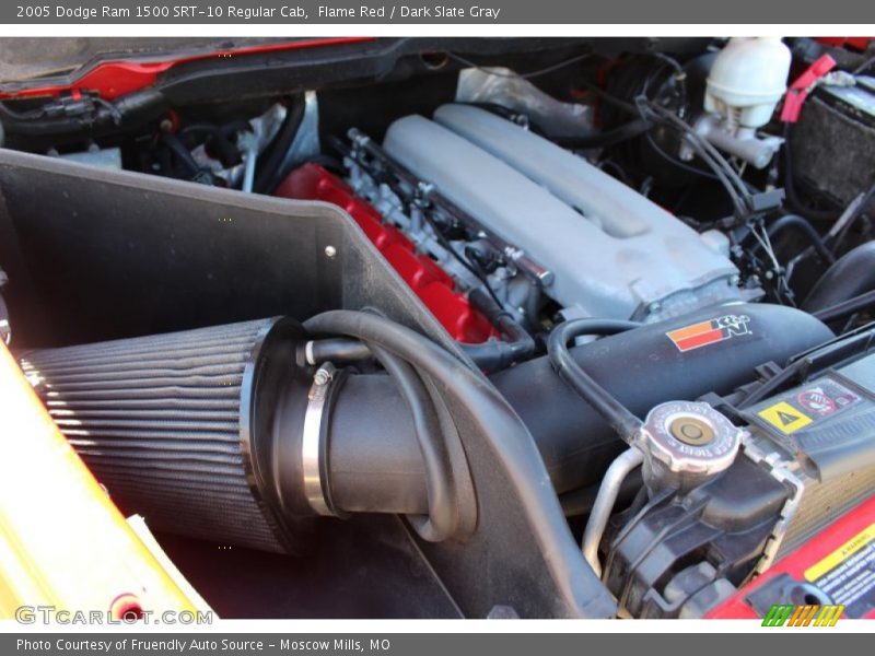 Flame Red / Dark Slate Gray 2005 Dodge Ram 1500 SRT-10 Regular Cab
