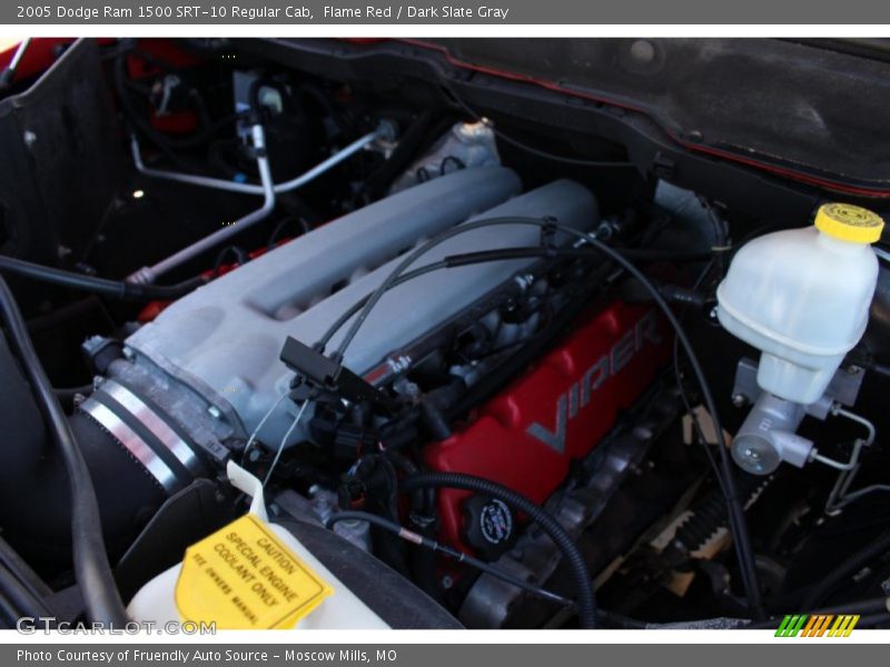 Flame Red / Dark Slate Gray 2005 Dodge Ram 1500 SRT-10 Regular Cab