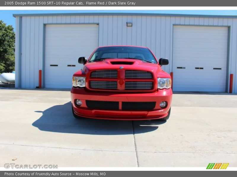 Flame Red / Dark Slate Gray 2005 Dodge Ram 1500 SRT-10 Regular Cab