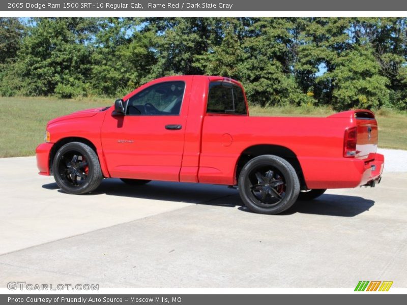 Flame Red / Dark Slate Gray 2005 Dodge Ram 1500 SRT-10 Regular Cab