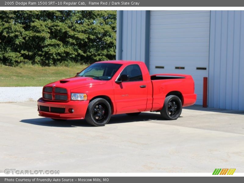 Flame Red / Dark Slate Gray 2005 Dodge Ram 1500 SRT-10 Regular Cab