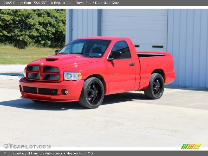 Flame Red / Dark Slate Gray 2005 Dodge Ram 1500 SRT-10 Regular Cab