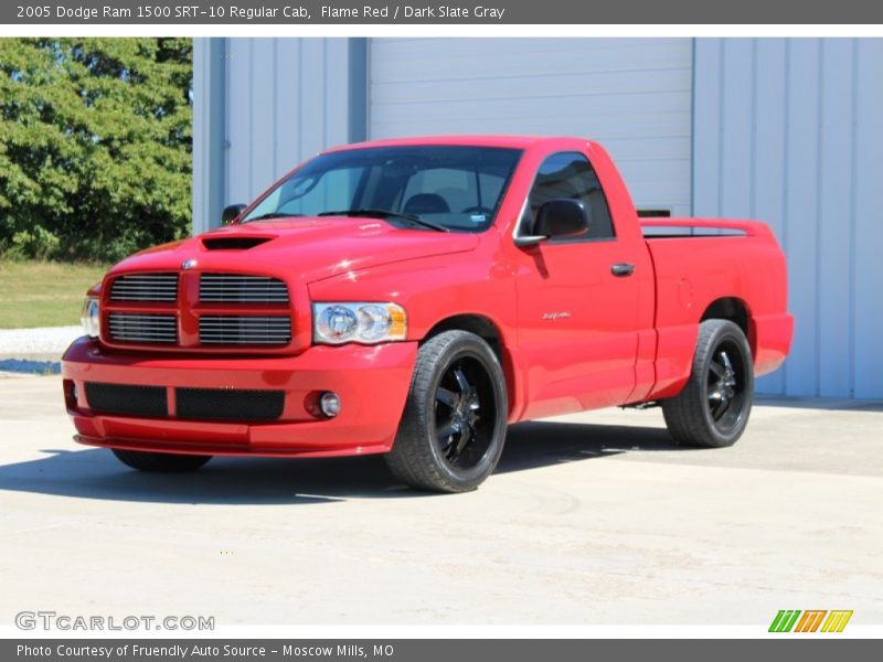 Flame Red / Dark Slate Gray 2005 Dodge Ram 1500 SRT-10 Regular Cab