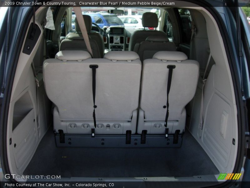 Clearwater Blue Pearl / Medium Pebble Beige/Cream 2009 Chrysler Town & Country Touring