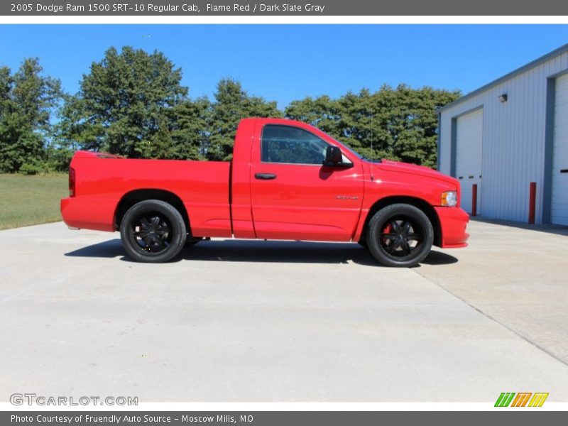 Flame Red / Dark Slate Gray 2005 Dodge Ram 1500 SRT-10 Regular Cab