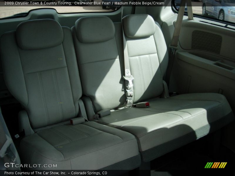 Clearwater Blue Pearl / Medium Pebble Beige/Cream 2009 Chrysler Town & Country Touring