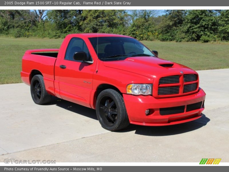 Flame Red / Dark Slate Gray 2005 Dodge Ram 1500 SRT-10 Regular Cab