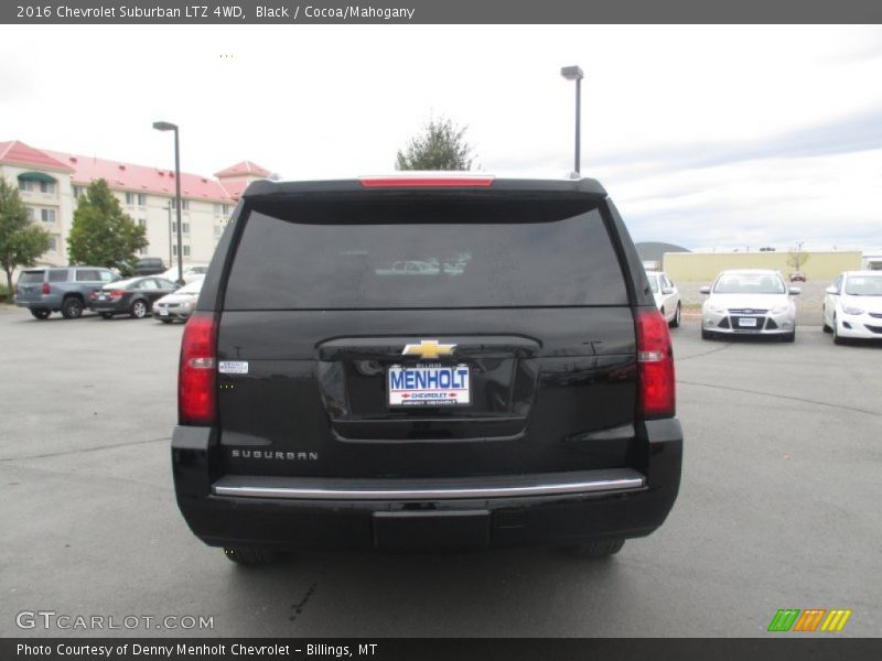 Black / Cocoa/Mahogany 2016 Chevrolet Suburban LTZ 4WD