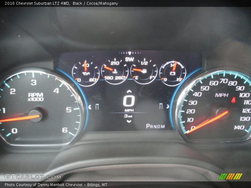 Black / Cocoa/Mahogany 2016 Chevrolet Suburban LTZ 4WD