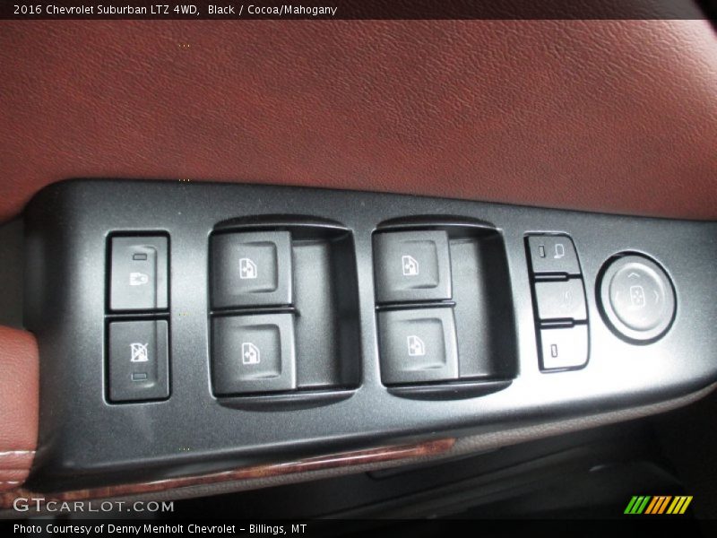 Controls of 2016 Suburban LTZ 4WD