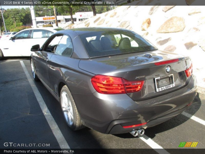 Mineral Grey Metallic / Black 2016 BMW 4 Series 428i xDrive Convertible