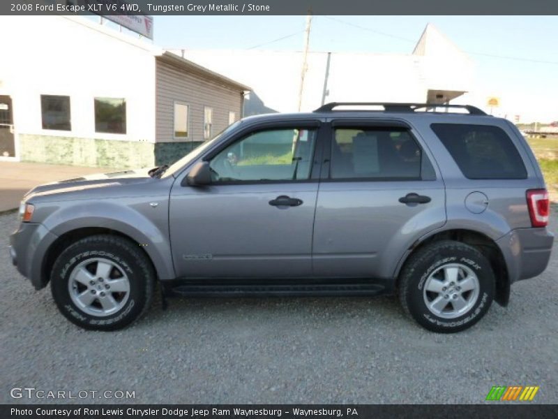Tungsten Grey Metallic / Stone 2008 Ford Escape XLT V6 4WD