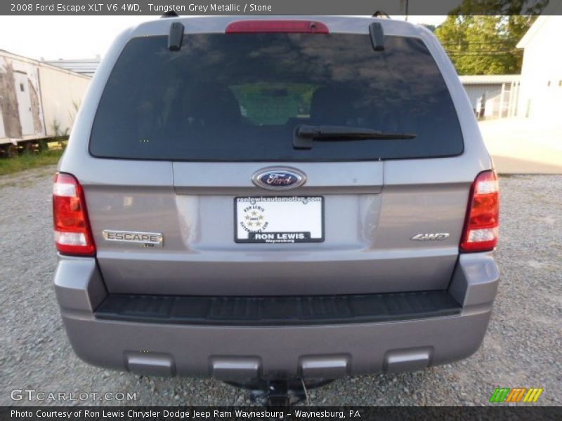 Tungsten Grey Metallic / Stone 2008 Ford Escape XLT V6 4WD