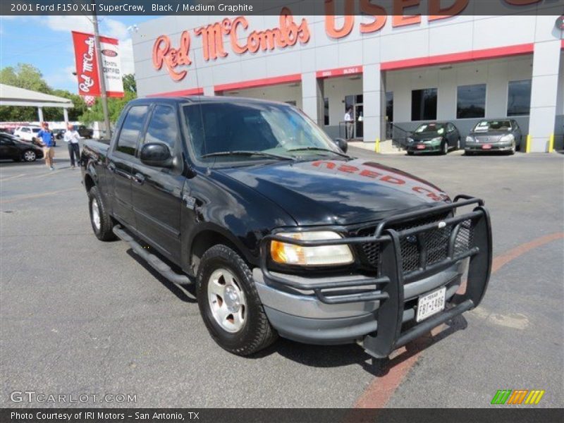 Black / Medium Graphite 2001 Ford F150 XLT SuperCrew