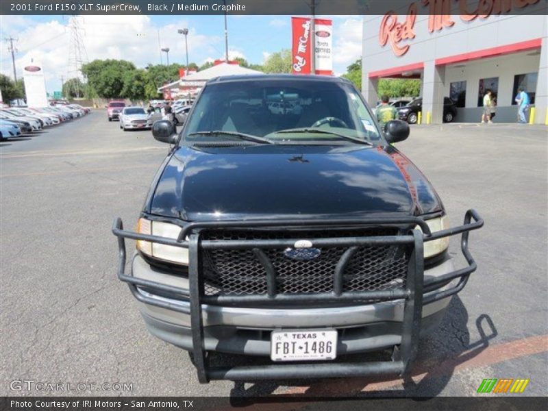 Black / Medium Graphite 2001 Ford F150 XLT SuperCrew