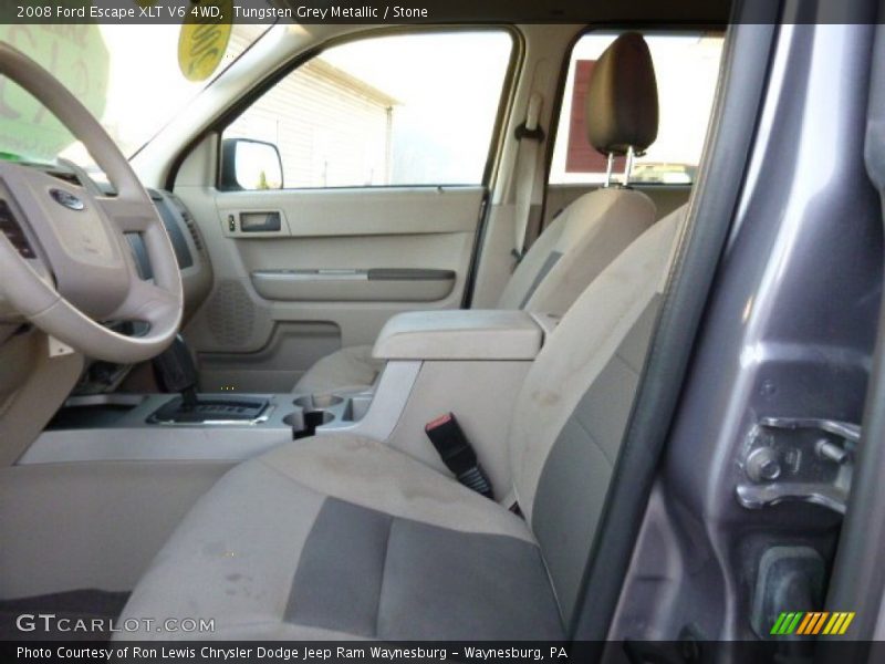 Tungsten Grey Metallic / Stone 2008 Ford Escape XLT V6 4WD