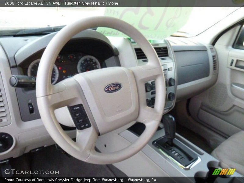 Tungsten Grey Metallic / Stone 2008 Ford Escape XLT V6 4WD