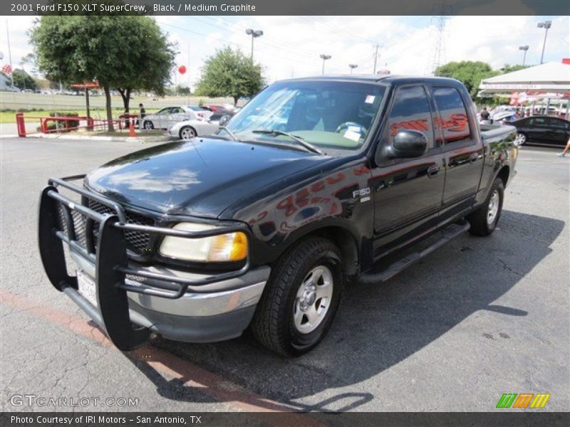 Black / Medium Graphite 2001 Ford F150 XLT SuperCrew
