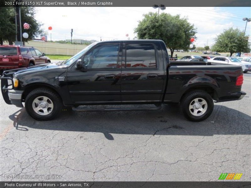 Black / Medium Graphite 2001 Ford F150 XLT SuperCrew