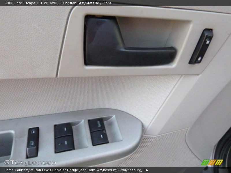 Tungsten Grey Metallic / Stone 2008 Ford Escape XLT V6 4WD