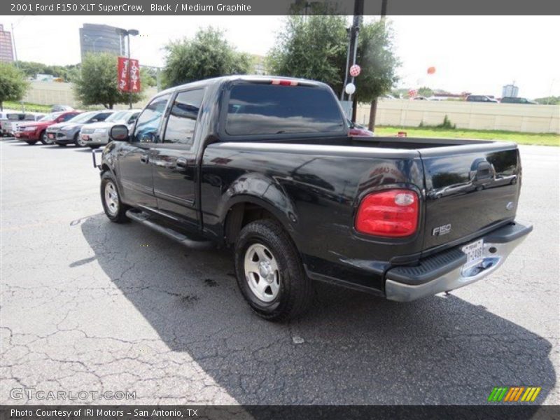 Black / Medium Graphite 2001 Ford F150 XLT SuperCrew