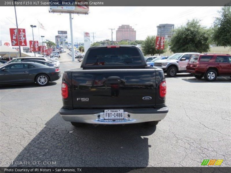 Black / Medium Graphite 2001 Ford F150 XLT SuperCrew