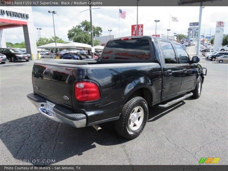 Black / Medium Graphite 2001 Ford F150 XLT SuperCrew