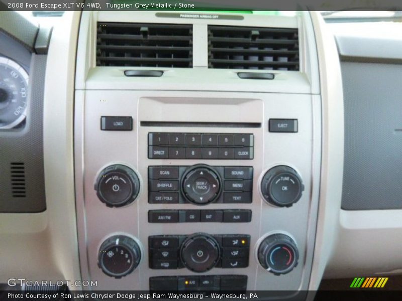 Tungsten Grey Metallic / Stone 2008 Ford Escape XLT V6 4WD