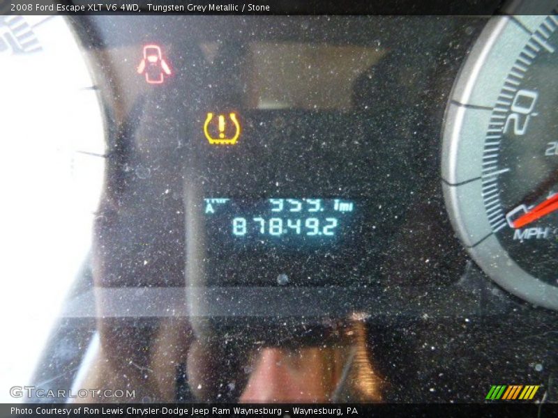 Tungsten Grey Metallic / Stone 2008 Ford Escape XLT V6 4WD