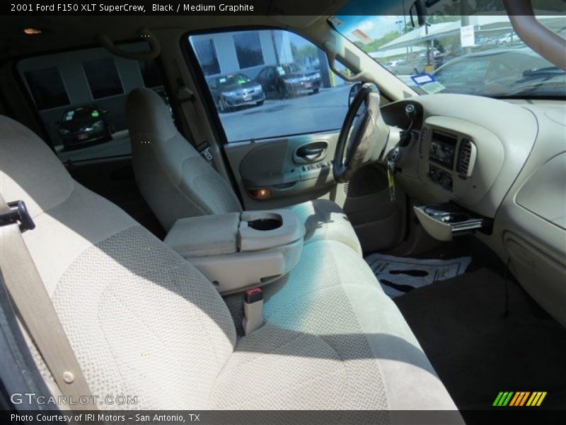 Black / Medium Graphite 2001 Ford F150 XLT SuperCrew
