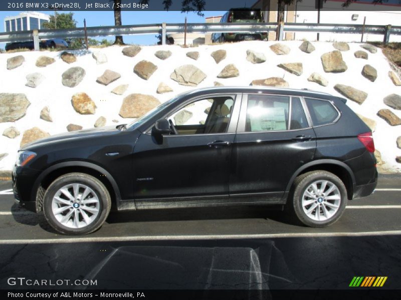 Jet Black / Sand Beige 2016 BMW X3 xDrive28i